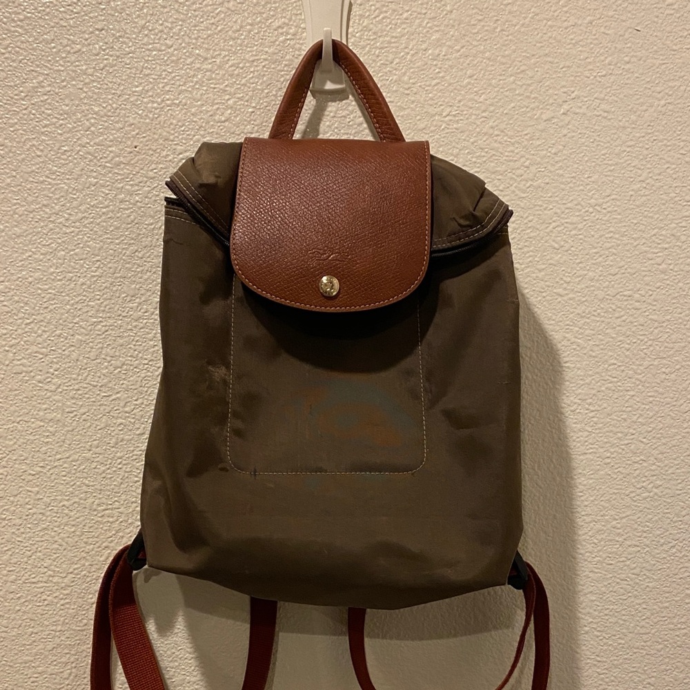Longchamp backpack brown